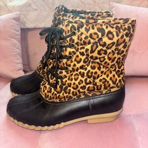 Cheetah print Boots!